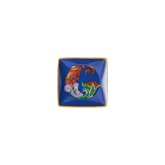 Versace Holiday Alphabet G Bowl 12 cm sq. flat front view