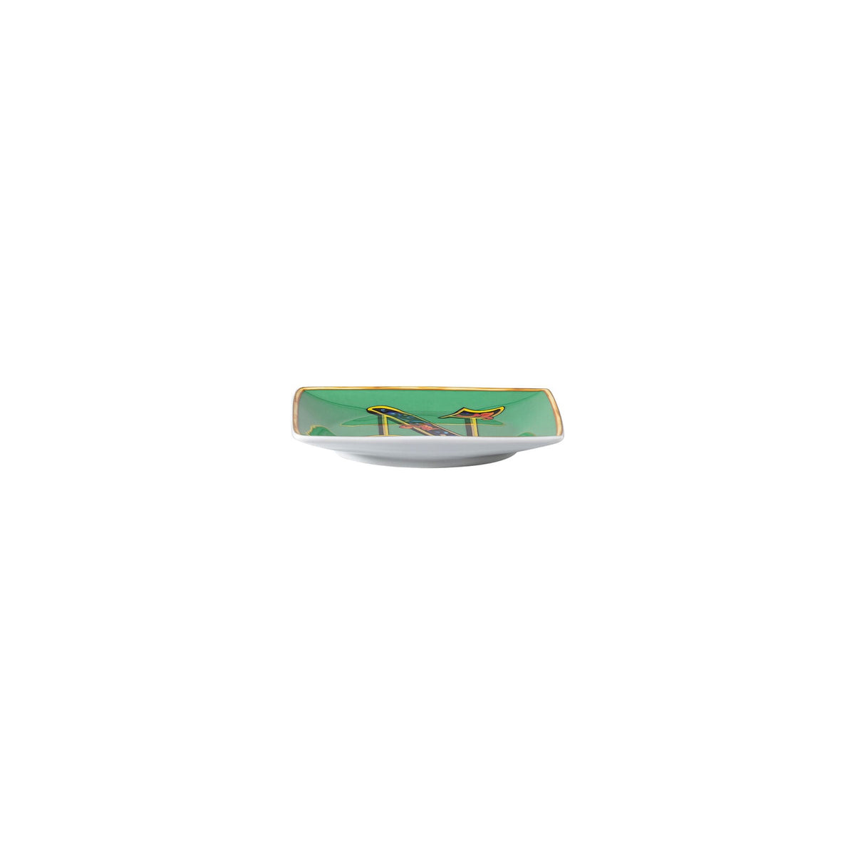 Versace Holiday Alphabet N Bowl 12 cm sq. flat alternate view 2