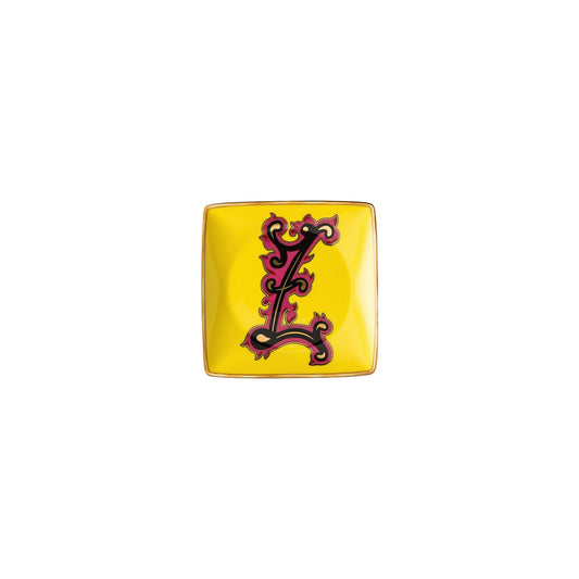 Versace Holiday Alphabet Z Bowl 12 cm sq. flat front view