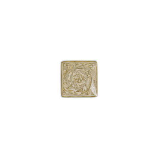 Versace Barocco Beige Bowl 9 cm sq. flat front view