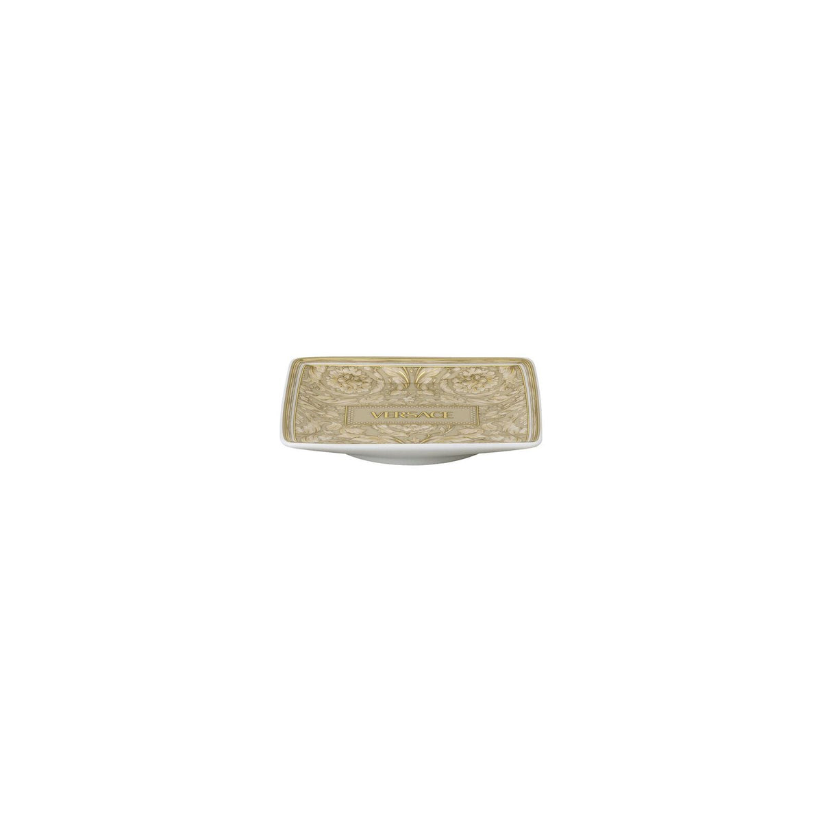 Versace Barocco Beige Bowl 12 cm sq. flat alternate view 2