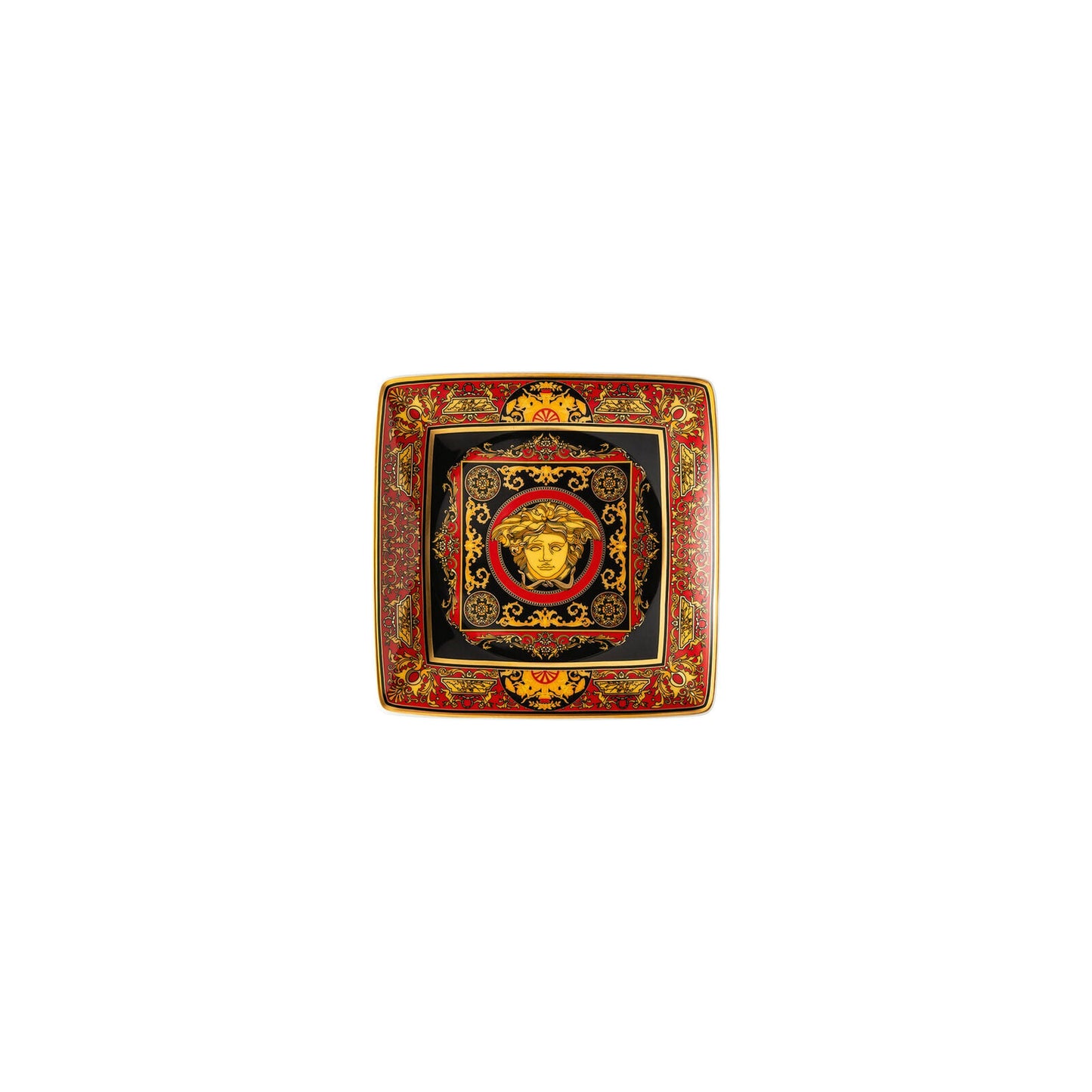 Versace Medusa Bowl 12 cm sq. flat front view
