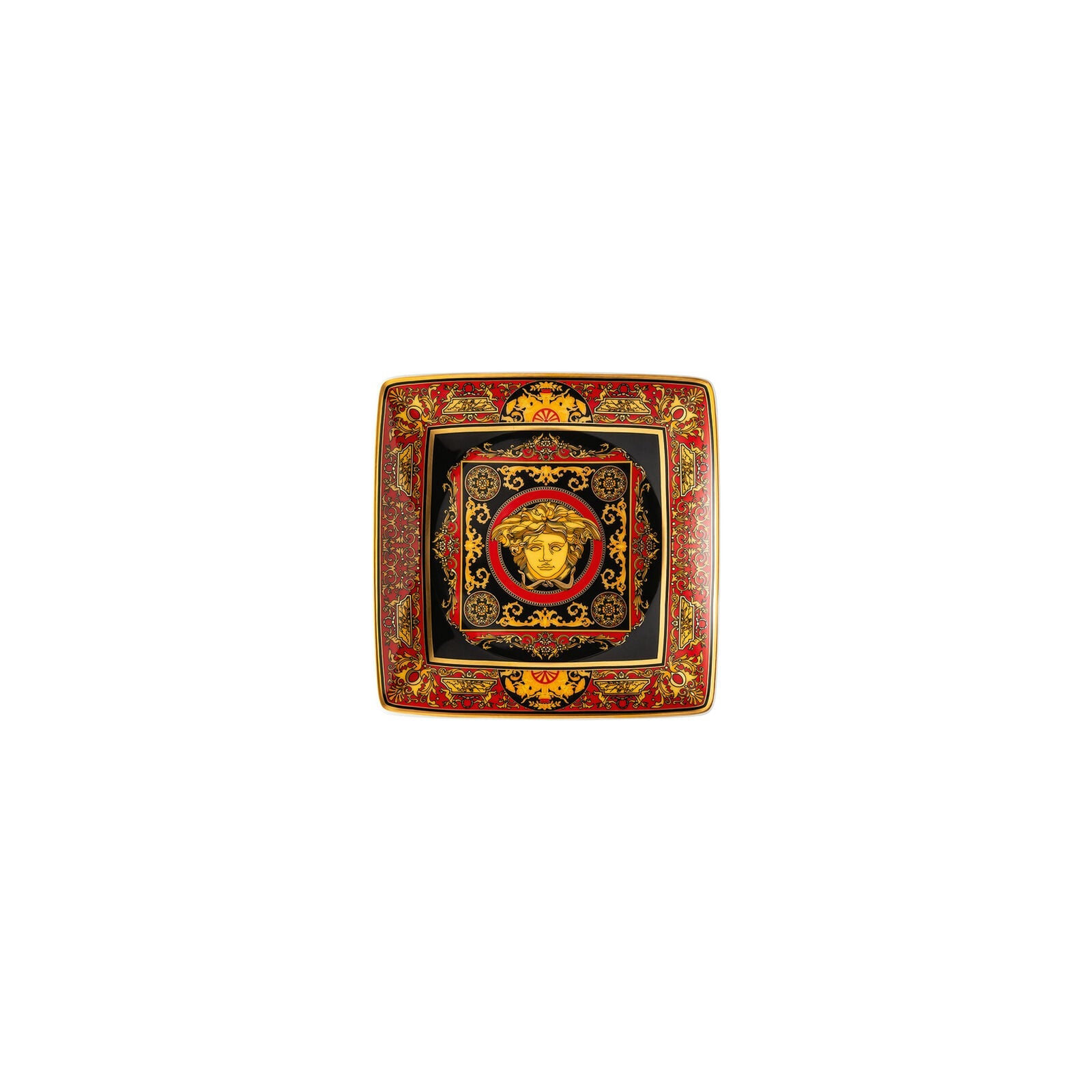 Versace Medusa Bowl 12 cm sq. flat front view