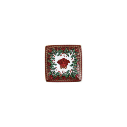 Versace I Love Baroque Holiday Bowl – 12 cm Square Flat front view