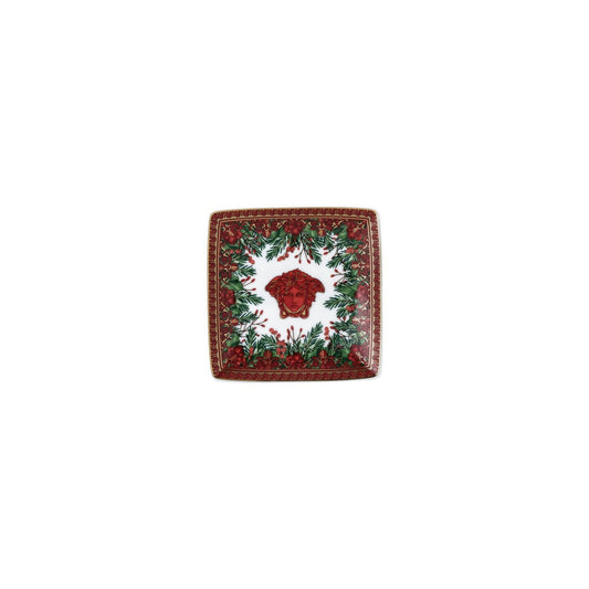 Versace I Love Baroque Holiday Bowl – 12 cm Square Flat front view