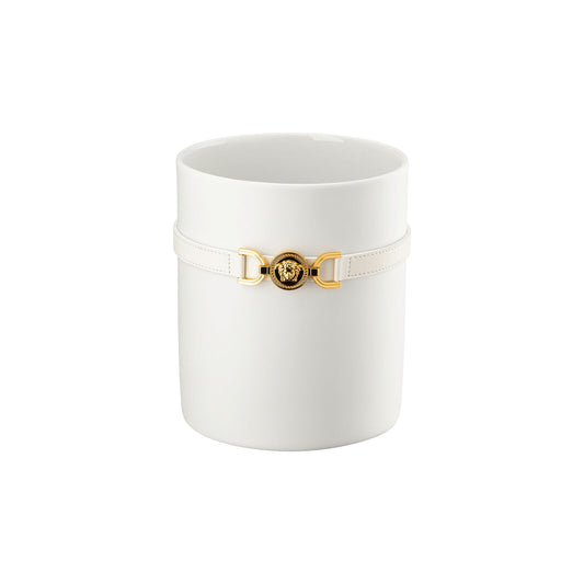 Versace Medusa '95 White Vase 18 cm front view
