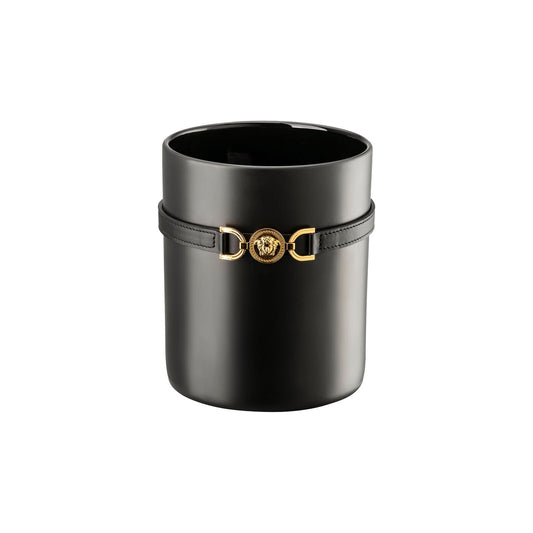 Versace Medusa '95 Black Vase 18 cm front view