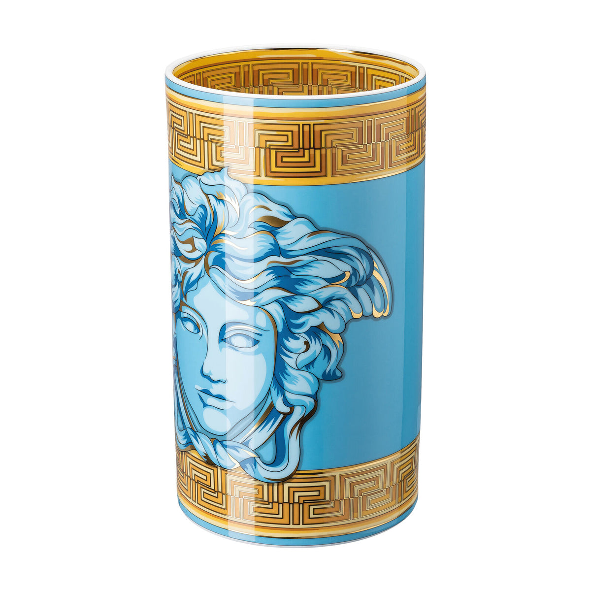 Versace Medusa Amplified Blue Coin Vase 30 cm alternate view 3
