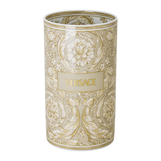 Versace Barocco Beige Vase 30 cm front view