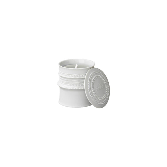 Rosenthal White matt Rosenthal Pisara White matt Scented candle2pc.sm front view