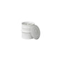 Rosenthal White matt Rosenthal Pisara White matt Scented candle2pc.sm front view