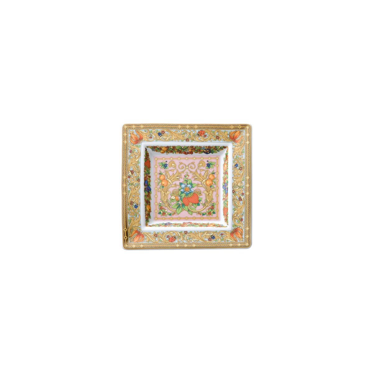 Versace Le Jardin de Versace Giftware Dish – 14 cm front view