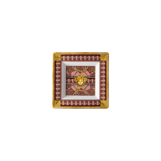 Versace Scala Palazzo Rosa Dish 14 cm front view