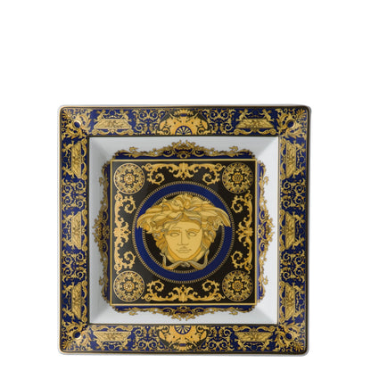 Versace Medusa Blue Dish 22 cm