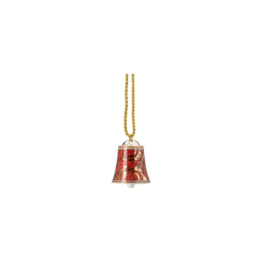 Versace Medusa Garland Red Porc. Bell front view