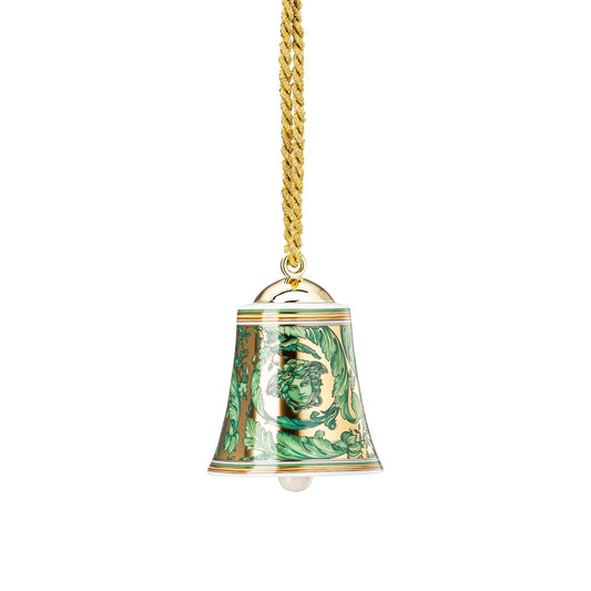 Versace Medusa Garland Green Porc. Bell front view