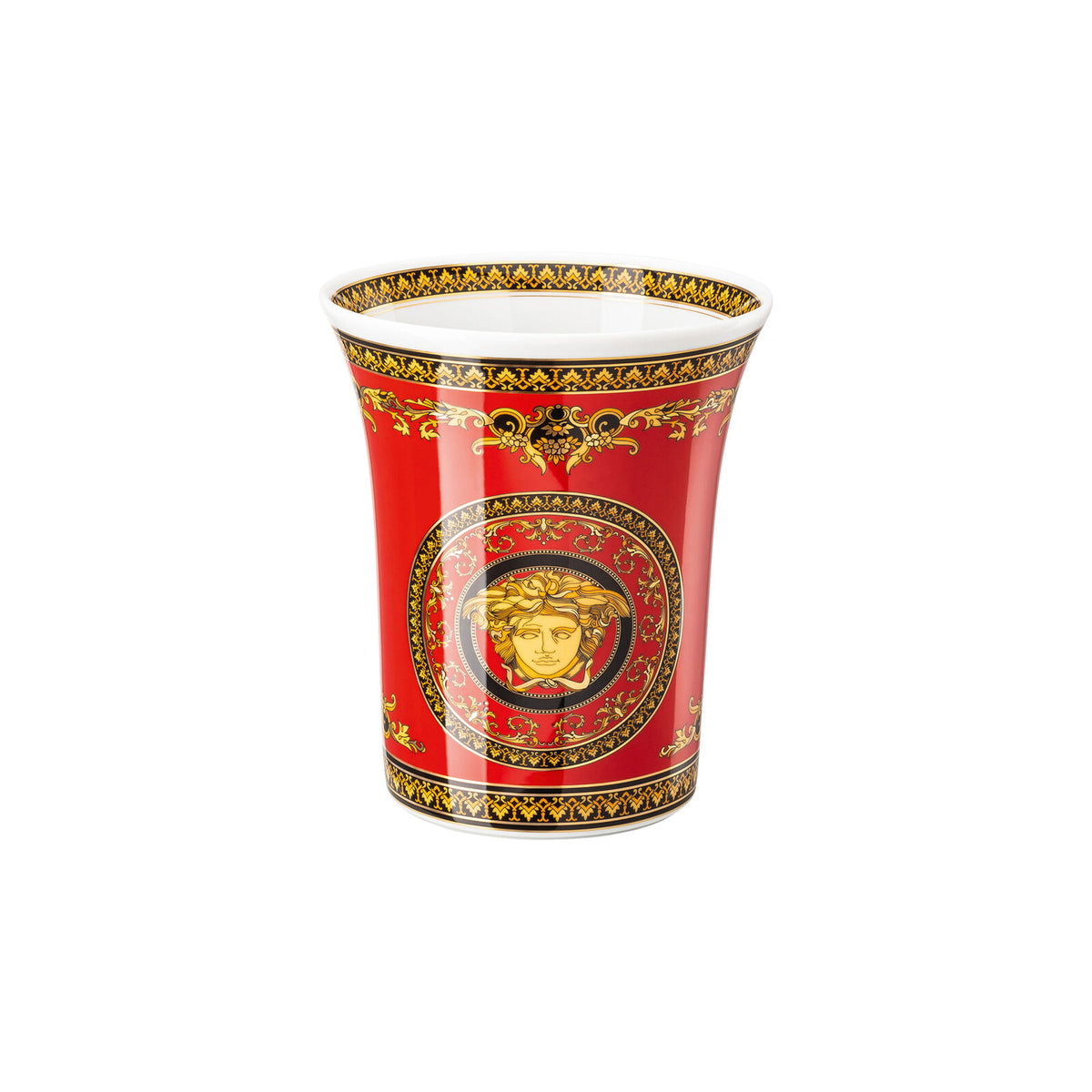 Versace Medusa Red Giftware – Vase 18 cm front view