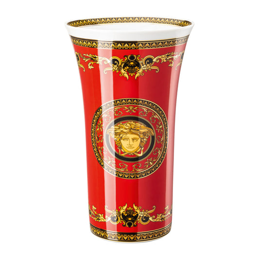 Versace Medusa Red Giftware – Vase 34 cm front view