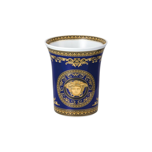 Versace Medusa Blue Vase 18 cm front view