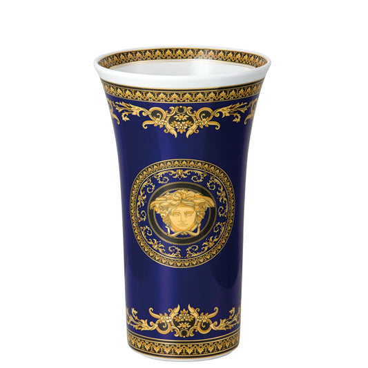 Versace Medusa Blue Vase 26 cm