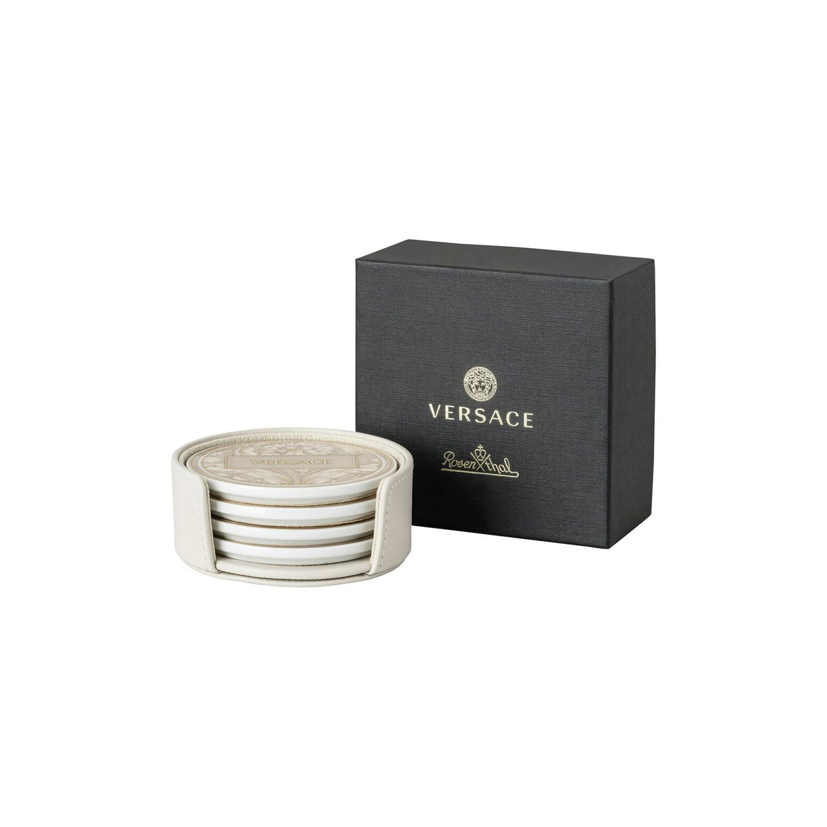 Versace Barocco Beige Porcel.coaster 4 pcs alternate view 3