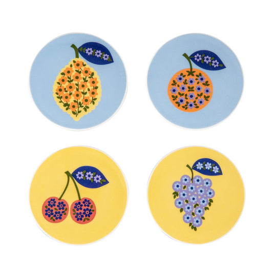 Rosenthal Flower Farm Rosenthal Home Flower Farm Porcel.coaster 4 pcs front view