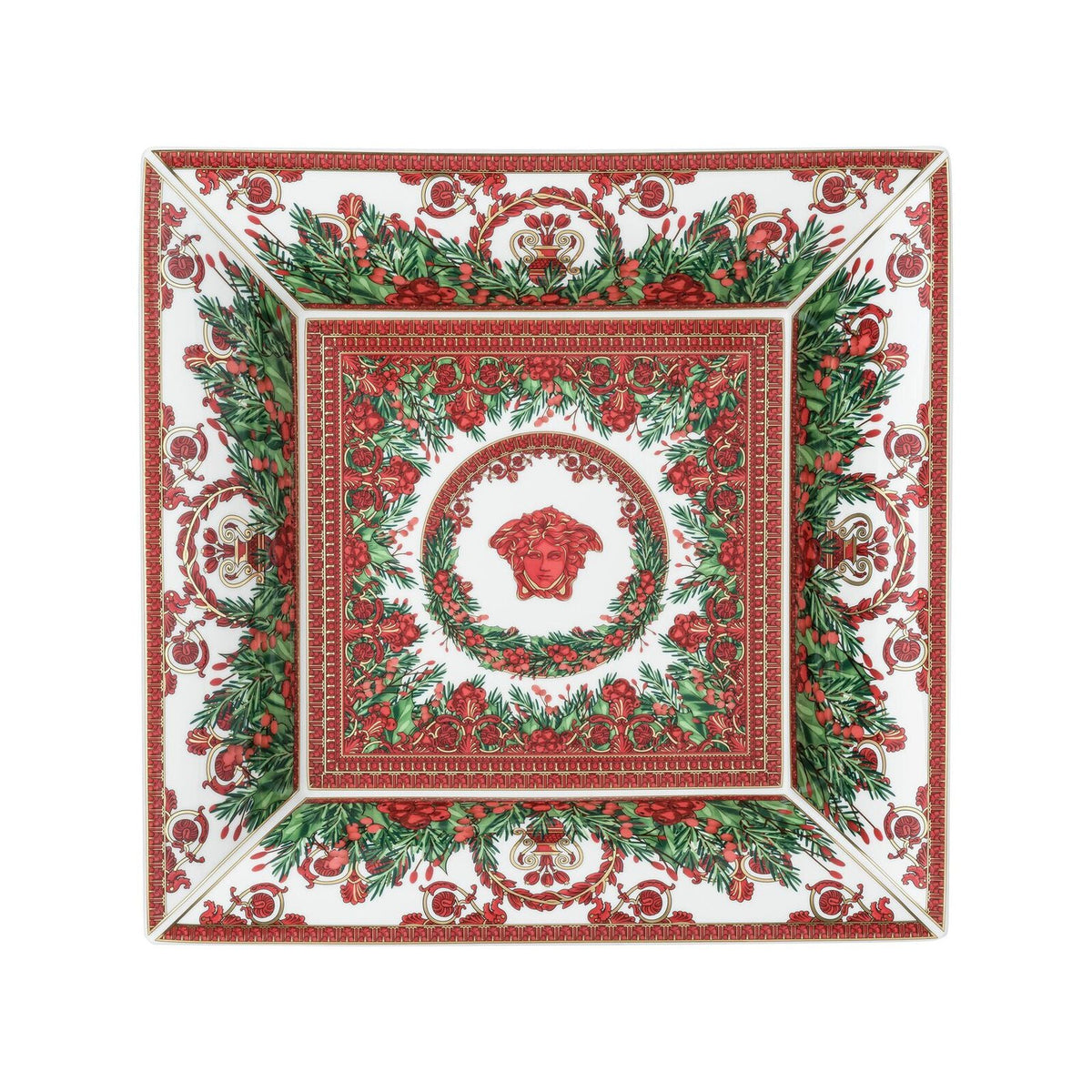Versace I Love Baroque Holiday Dish – 28 cm front view