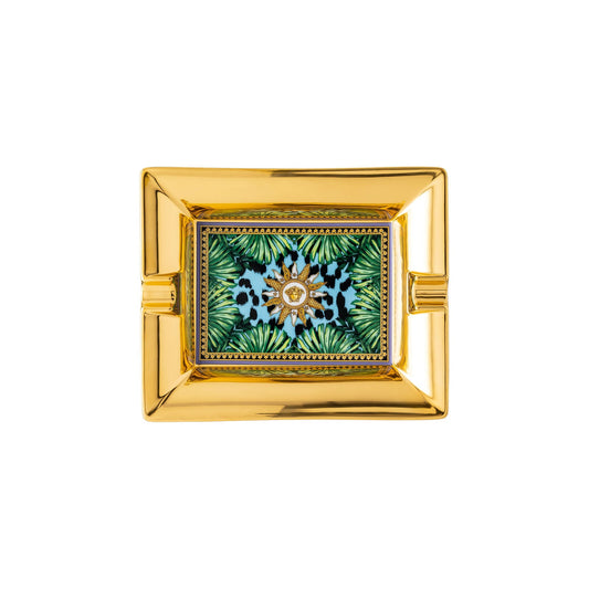 Versace Jungle Animalier Ashtray 16 cm front view