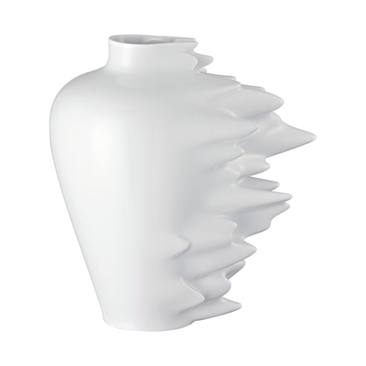 Rosenthal White Rosenthal Fast White Vase 30 cm front view