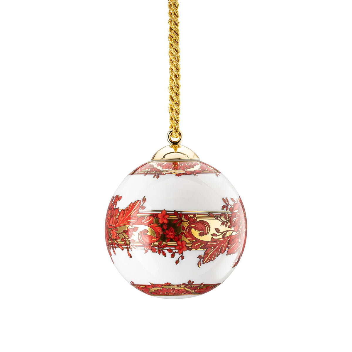 Versace Medusa Garland Red Porc. Ball alternate view 2