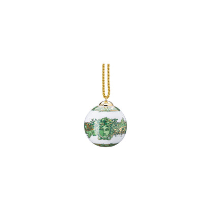 Versace Medusa Garland Green Porc. Ball - Front View