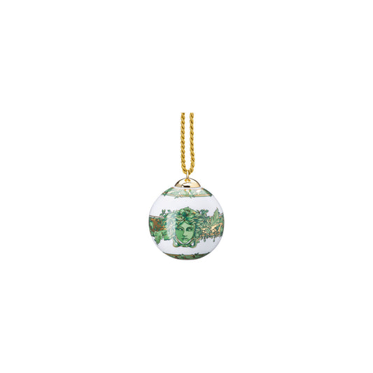 Versace Medusa Garland Green Porc. Ball - Front View