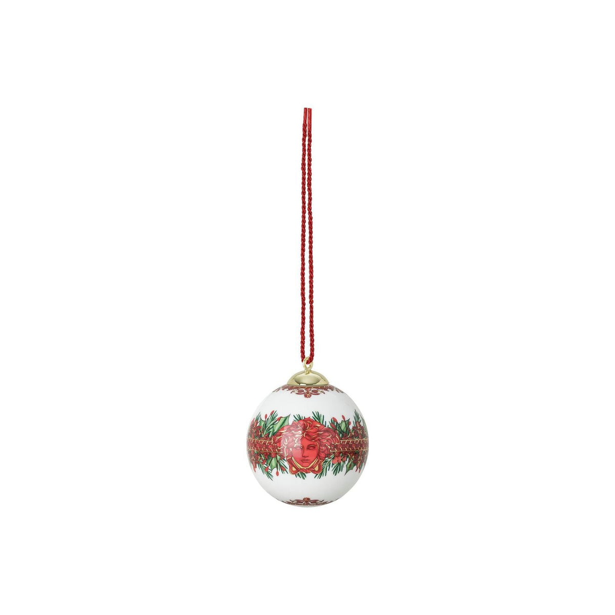 Versace I Love Baroque Holiday Porcelain Ball 2025 front view