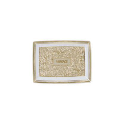 Versace Barocco Beige Platter 18 cm front view