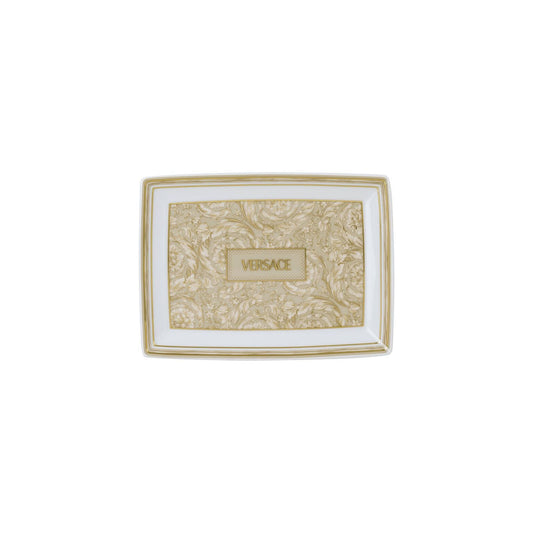 Versace Barocco Beige Platter 18 cm front view