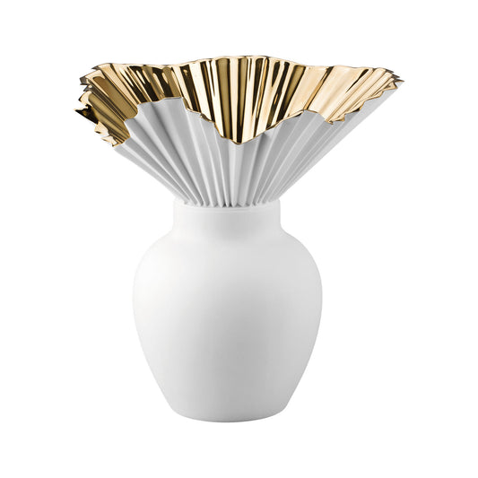 Rosenthal Gold titanisiert Rosenthal Falda Gold titanisiert Vase 27 cm front view
