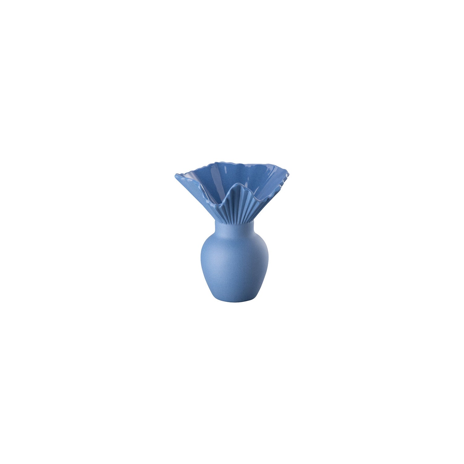 Rosenthal Midnight Rosenthal Falda Midnight Vase 10 cm front view