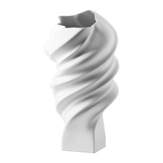 Rosenthal White matt Rosenthal Squall White matt Vase 32 cm front view
