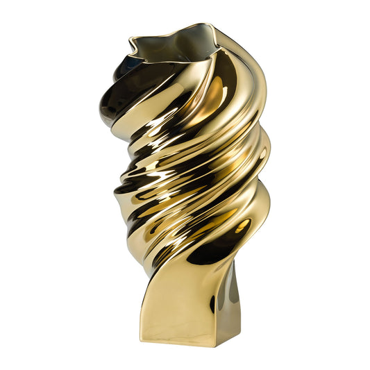 Rosenthal Gold titanisiert Rosenthal Squall Gold titanisiert Vase 32 cm front view