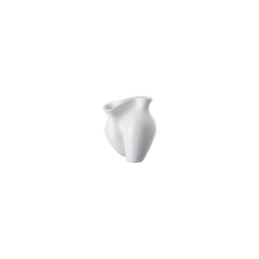 Rosenthal White Rosenthal La Chute White Vase 10 cm front view
