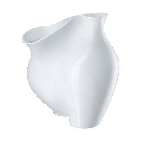 Rosenthal White Rosenthal La Chute White Vase 26 cm front view