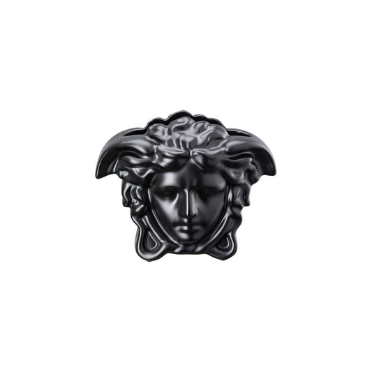 Versace Medusa Grande Black Vase – 15 cm front view
