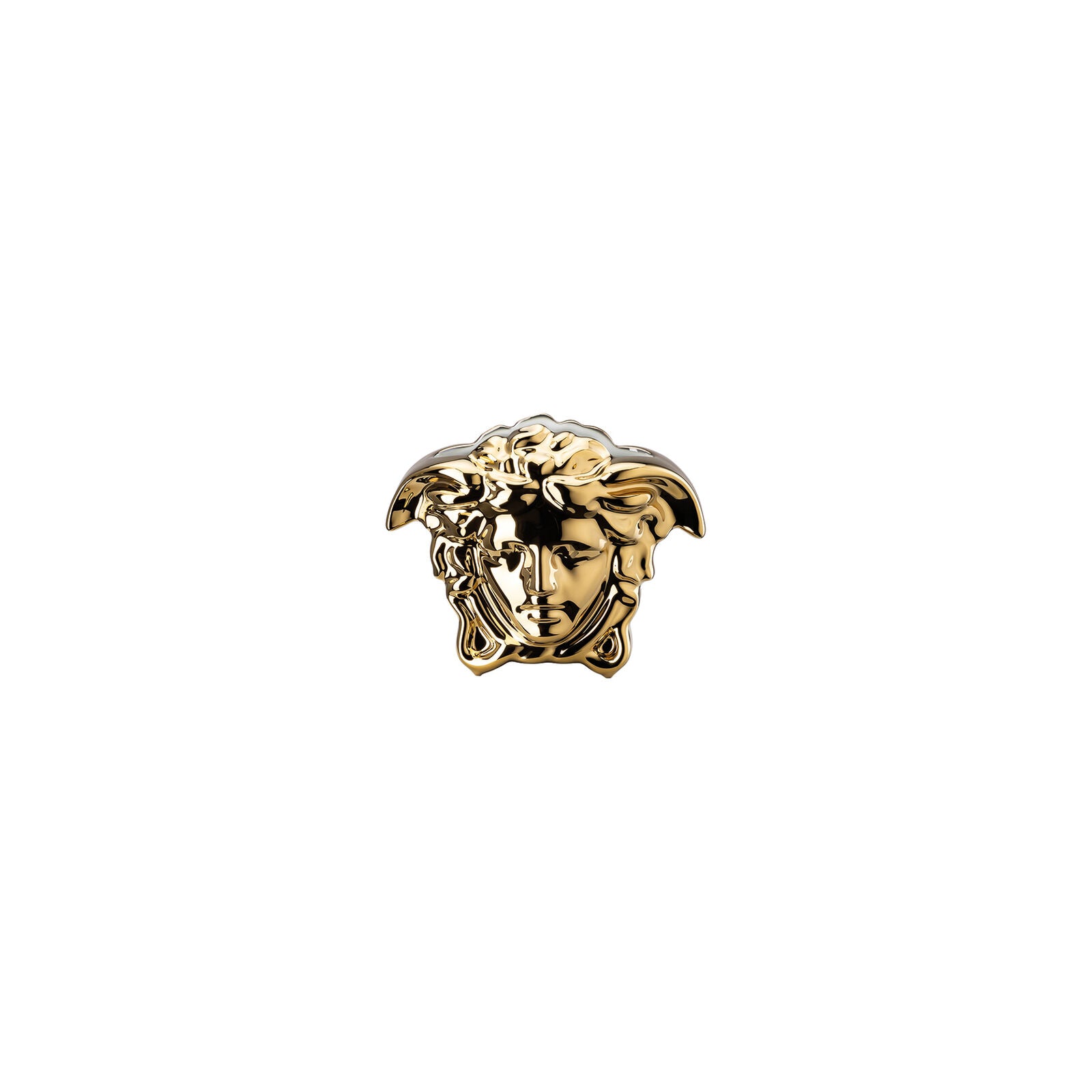 Versace Medusa Grande Gold Vase – 9 cm front view