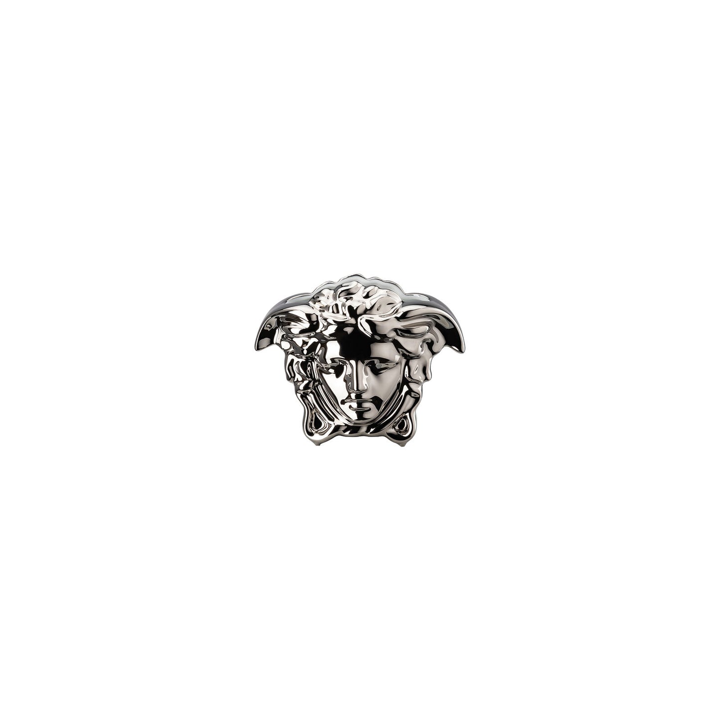 Versace Medusa Grande Silver Vase – 9 cm front view