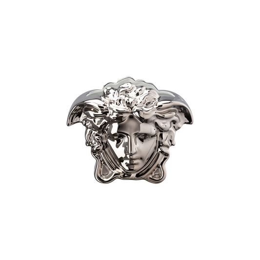 Versace Medusa Grande Silver Vase – 15 cm front view