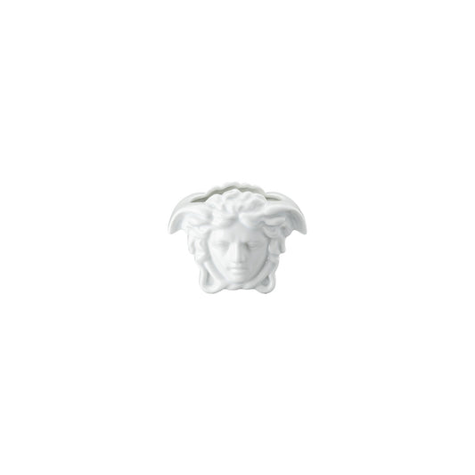 Versace Medusa Grande White Vase – 9 cm front view