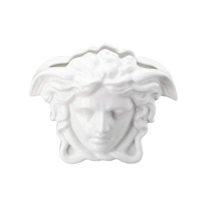 Versace Medusa Grande White Vase – 21 cm front view