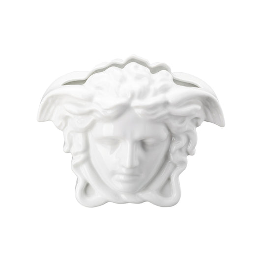 Versace Medusa Grande White Vase – 21 cm front view