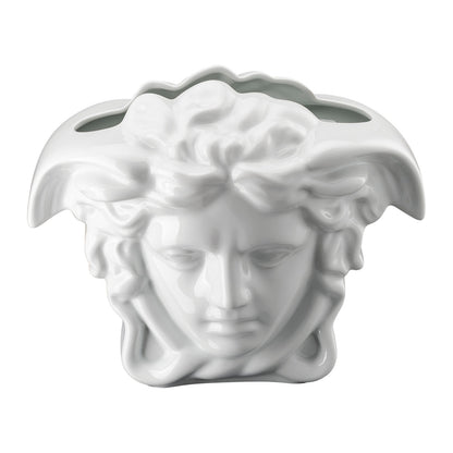 Versace Medusa Grande White Vase – 30 cm front view