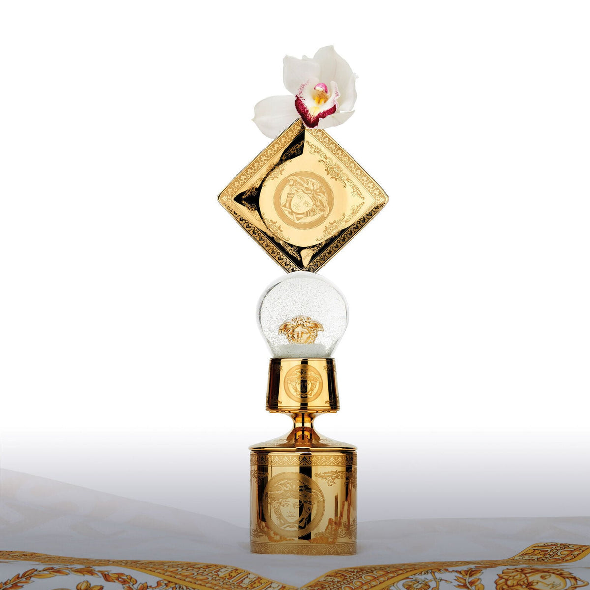 Versace Golden Medusa Table light alternate view 5
